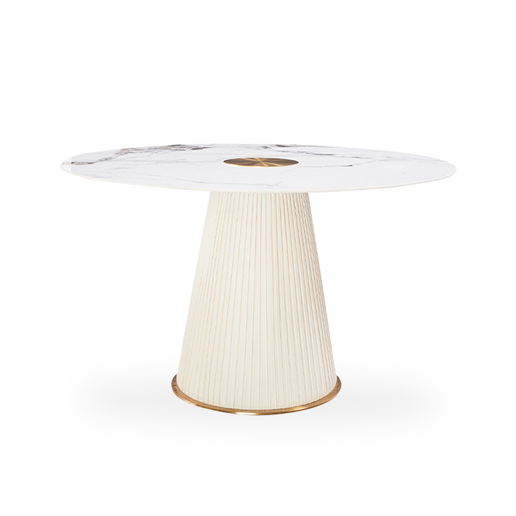 Vardo Sintered Stone Round Dining Table MLL-C16