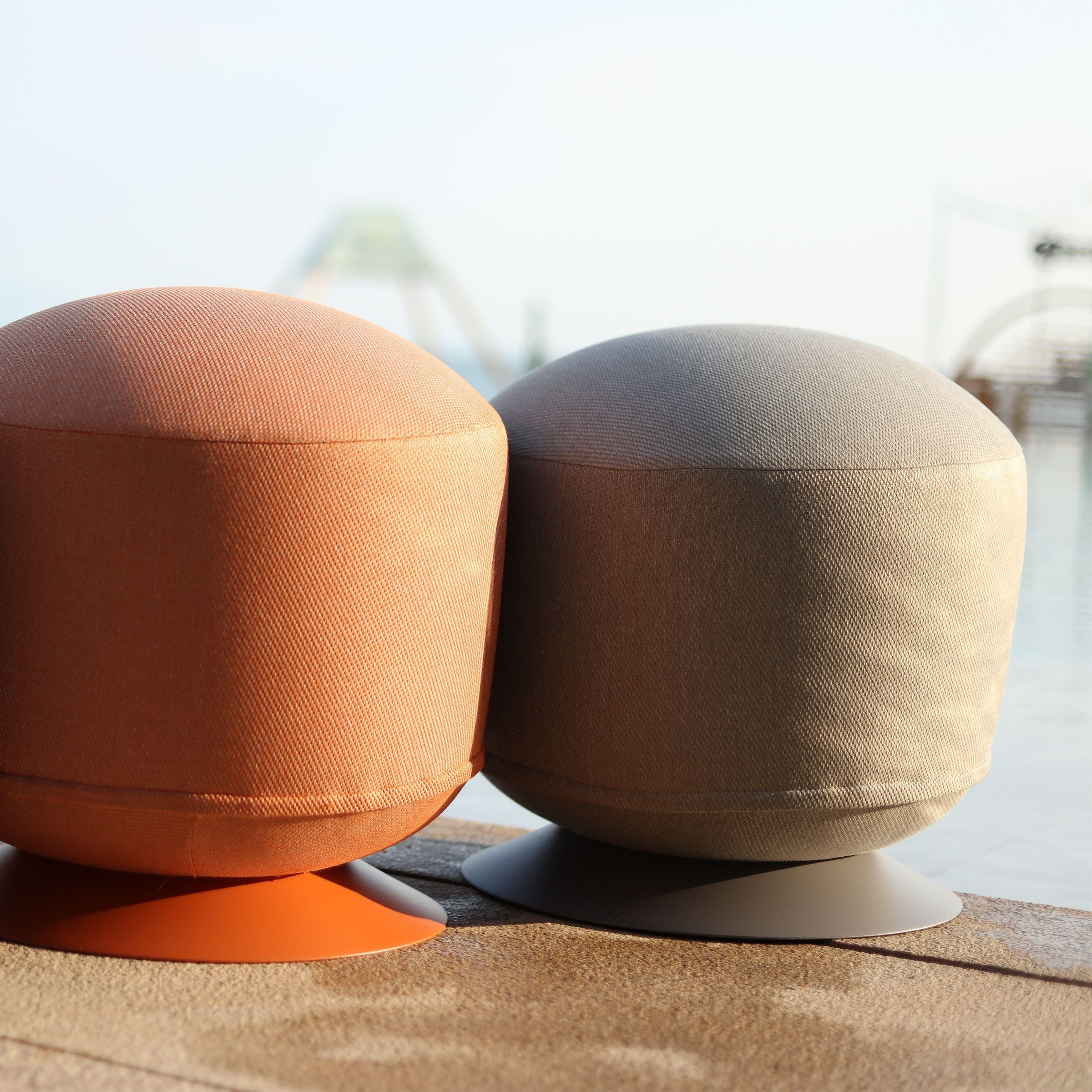 UFO Outdoor Small Stool Sand Matte Pouf Matt-UFO-Pouf