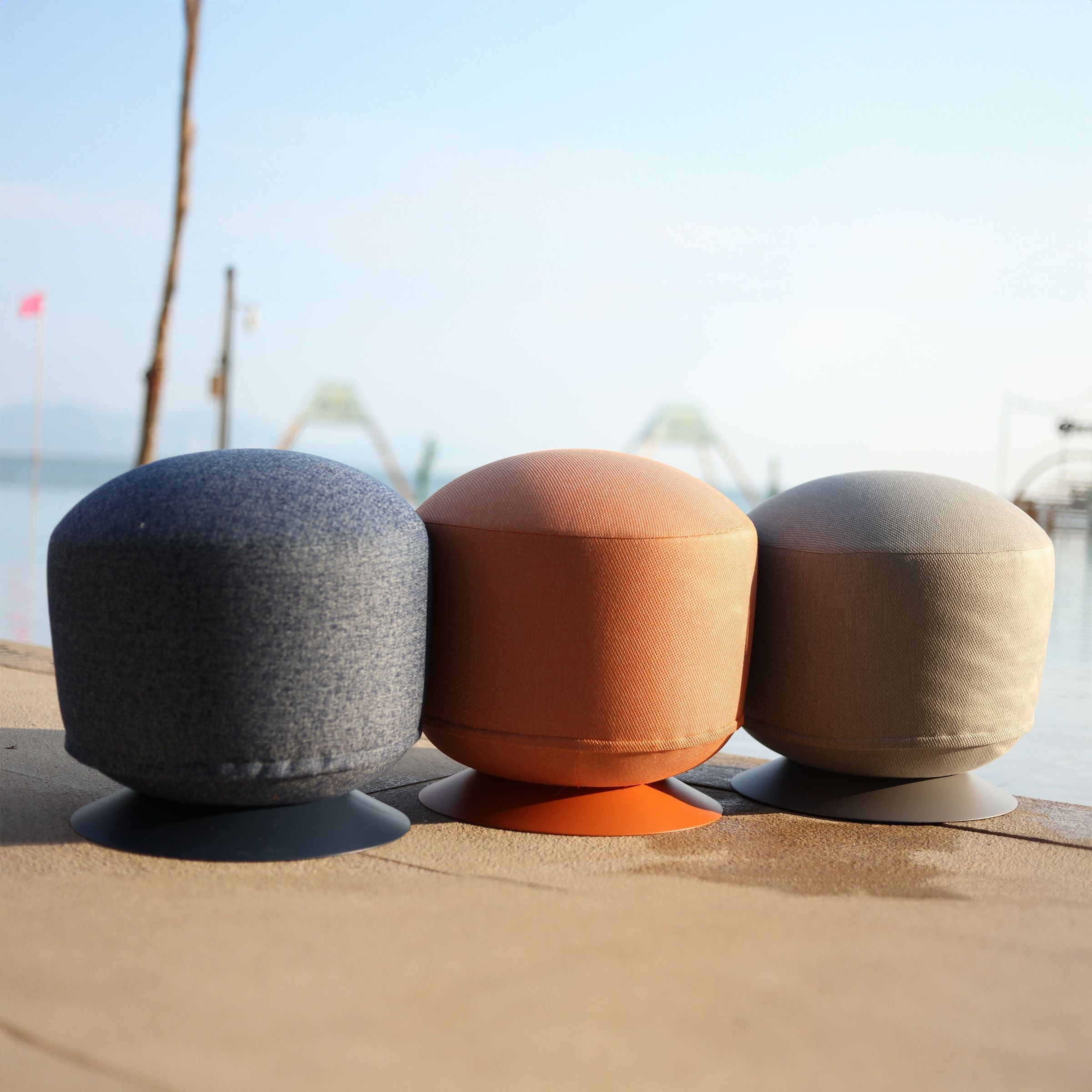 UFO Outdoor Small Stool Sand Matte Pouf Matt-UFO-Pouf