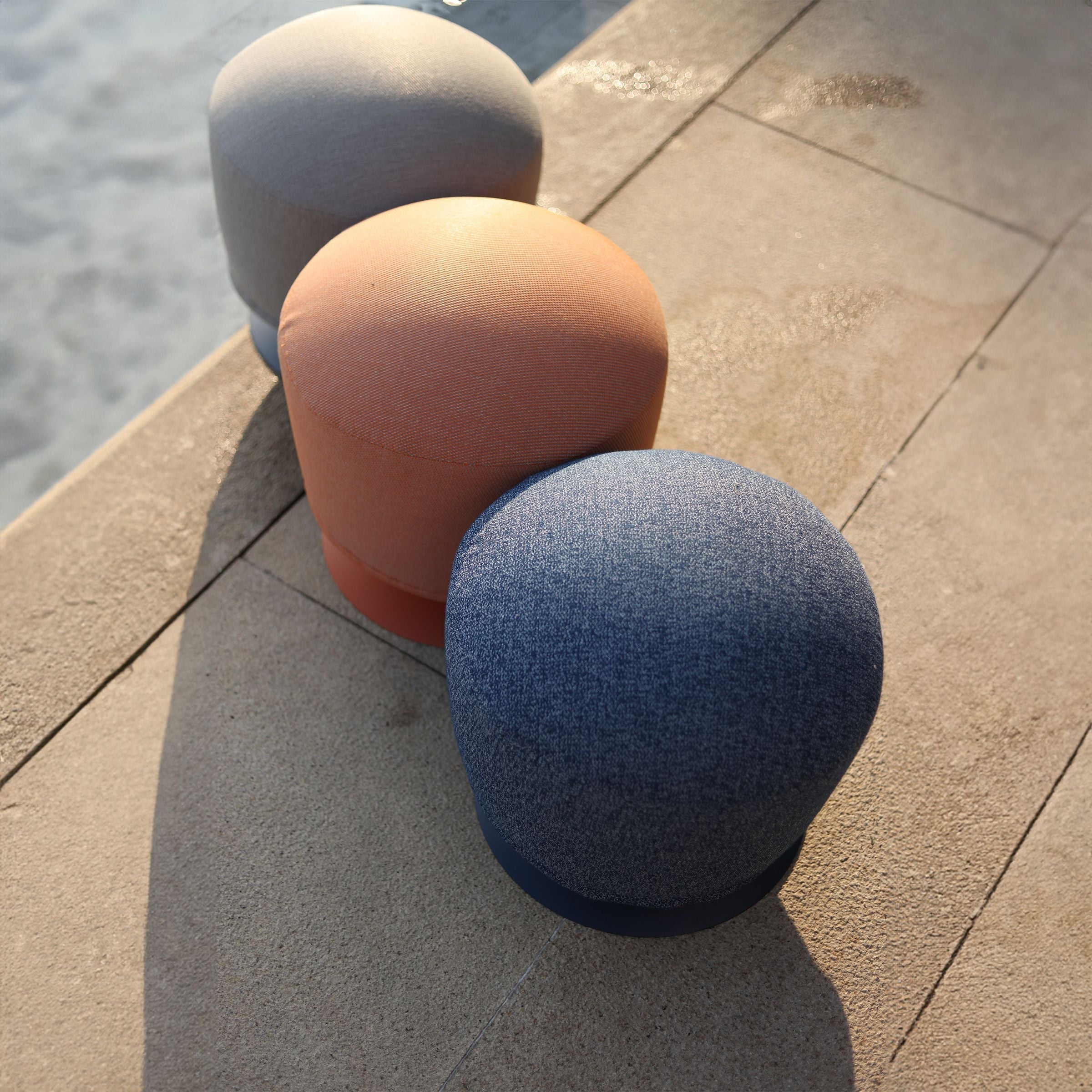 UFO Outdoor Small Stool Sand Matte Pouf Matt-UFO-Pouf