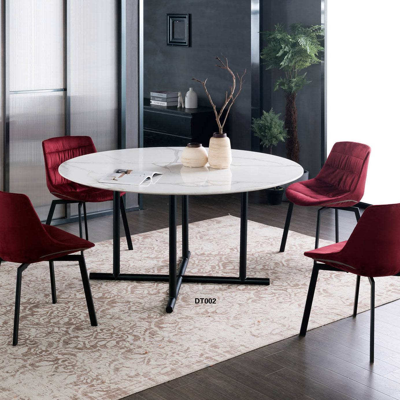 140 Cm Blackjack  Quartz Dining Table Dt002 (R2)