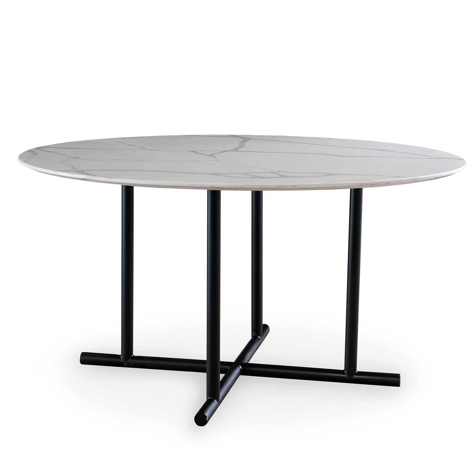 140 Cm Blackjack  Quartz Dining Table Dt002 (R2)