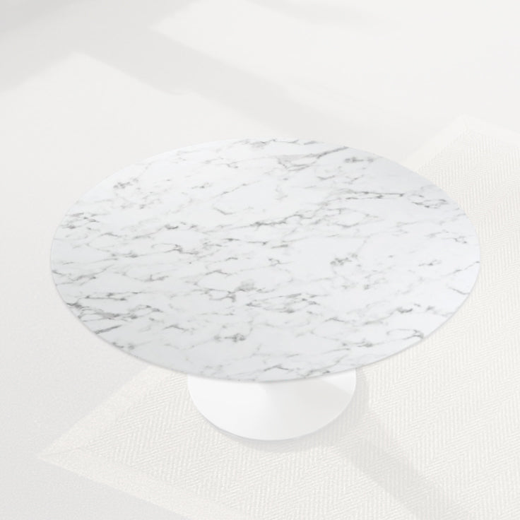 Natural Marble Round Dining Table Top 120cm Bp8077-T120