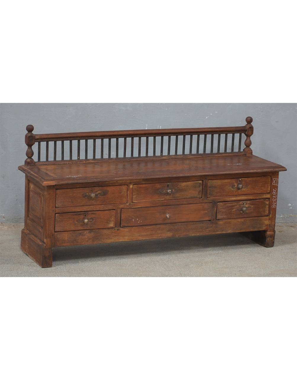 Wooden Bench SC06 (128W x 35D x 61H cm)