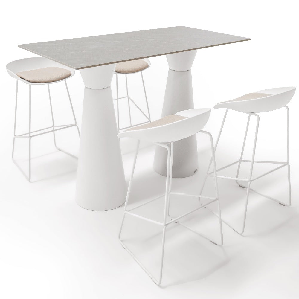 Bar Stool 30Chair-White