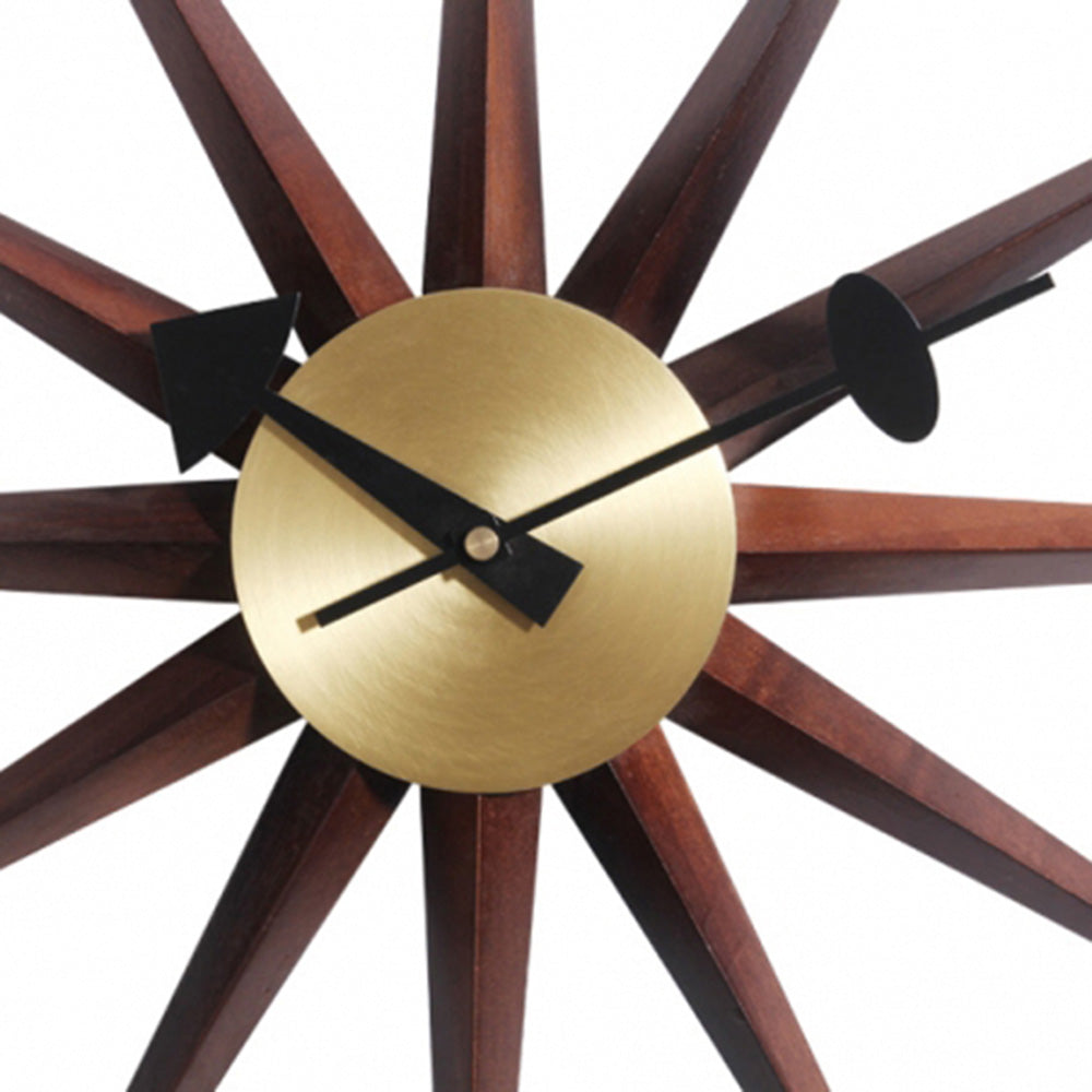 Sunburst Style Clock