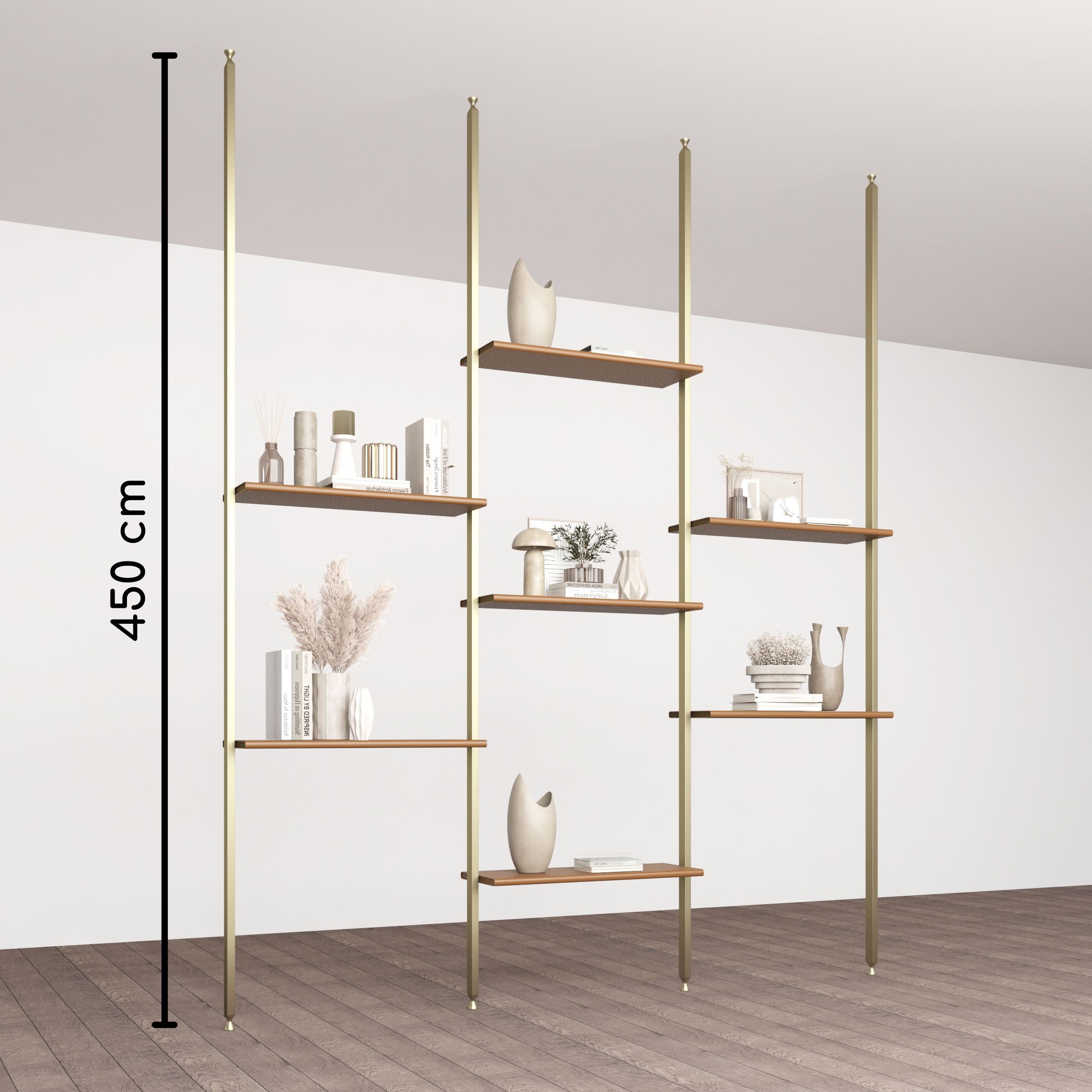 Antik Closet/partition  Main Profile With LED 450cm  Antik Color W-AL-10-1-0739