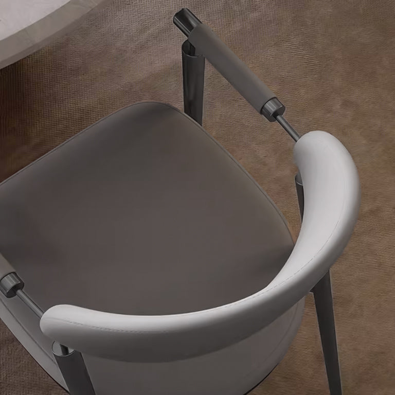 Grey Microfiber Dining Chair TG-C12