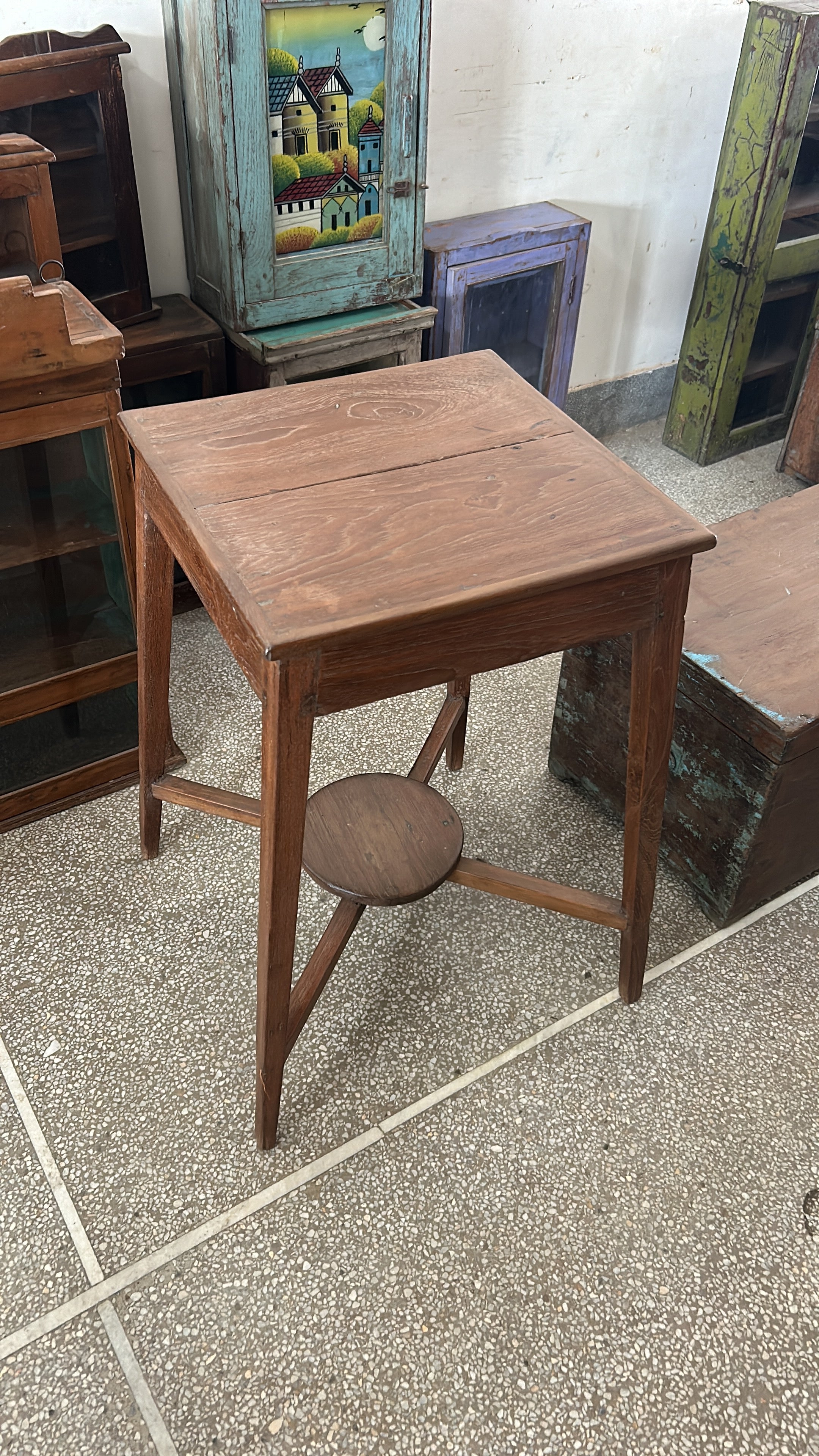 Wooden Side Table MH11 (44W x 44D x 70H cm)