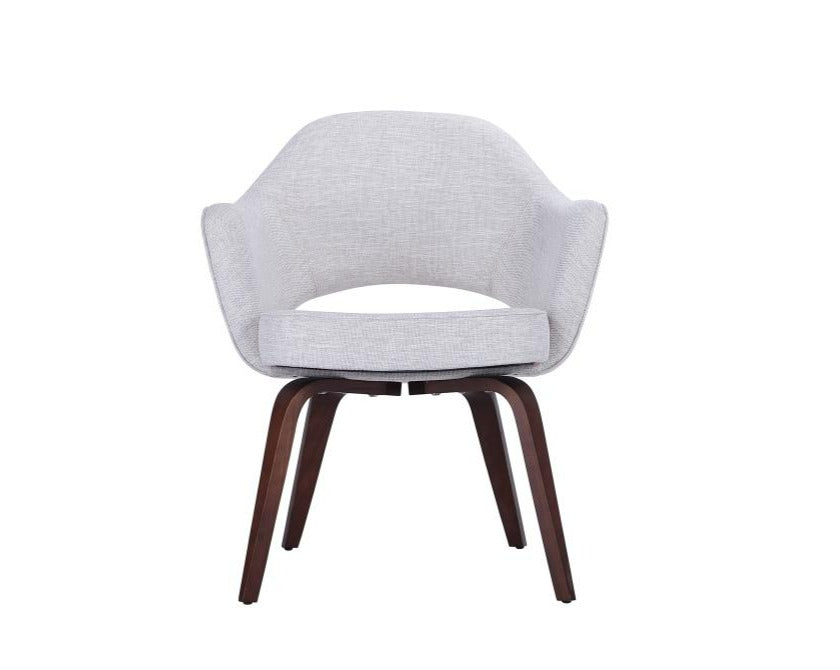 Saarinen Executive Style Armchair with Wood Leg