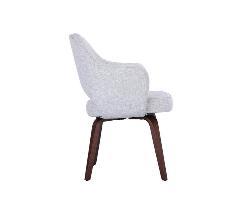 Saarinen Executive Style Armchair with Wood Leg