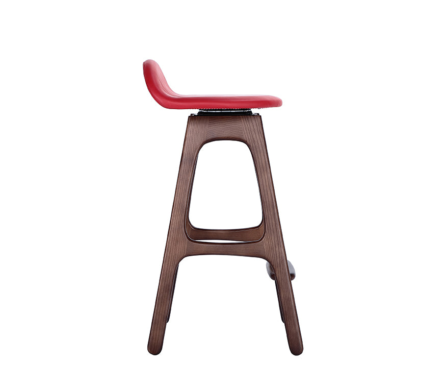 Erik Buch Style Swivel Barstool