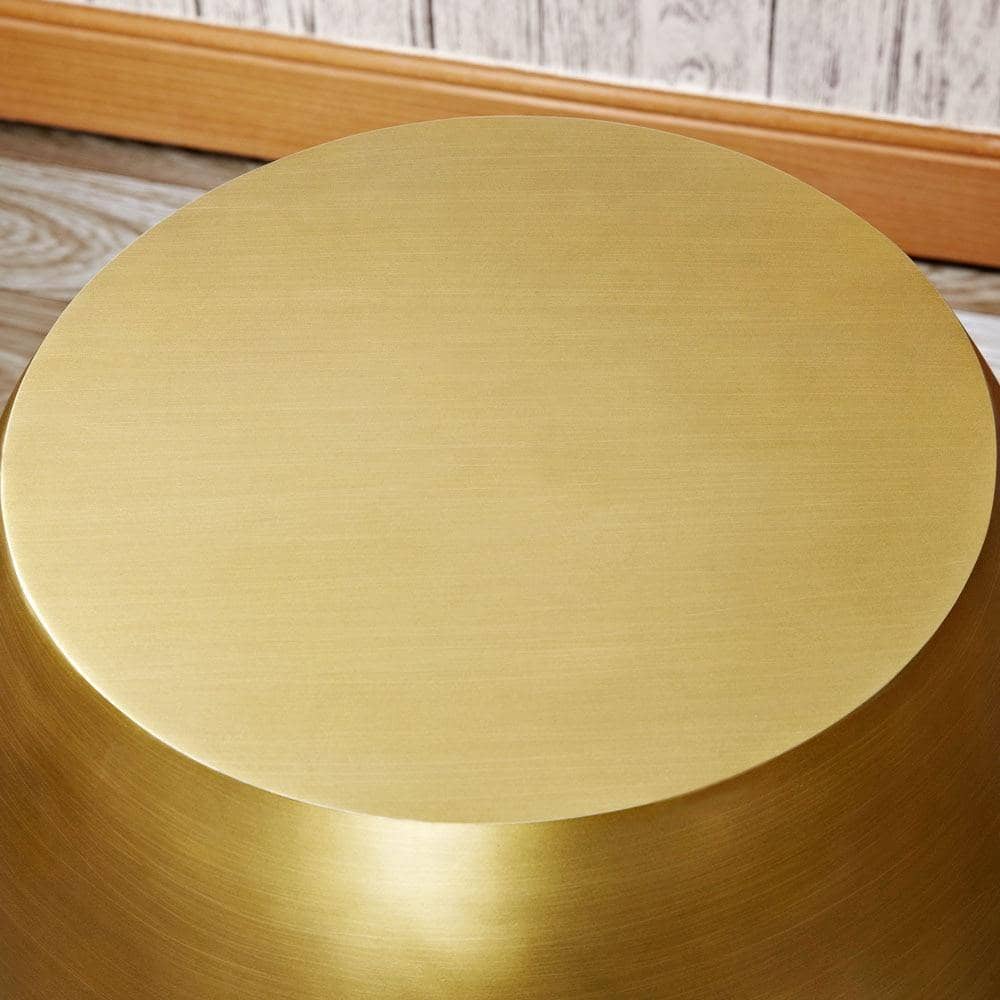 Accent Drum Coffee Table - Stylish Round Side Table for Your Living Room