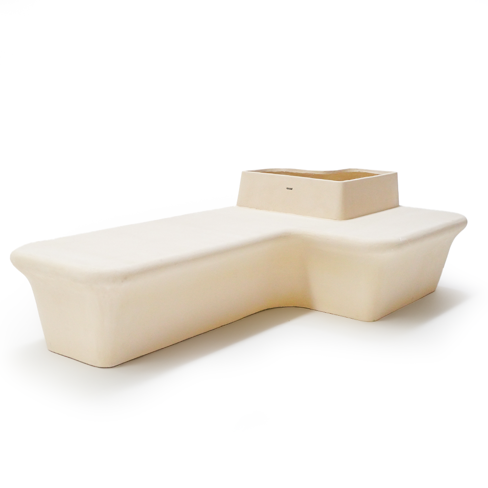 Outdoor/Indoor Beige Planter Box And Bench XK-8172A