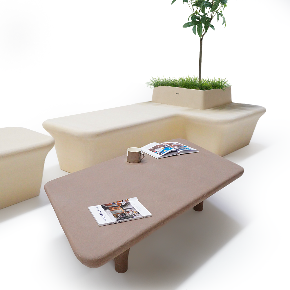 Outdoor/Indoor Coffee Brown Coffee Table - XK-0005