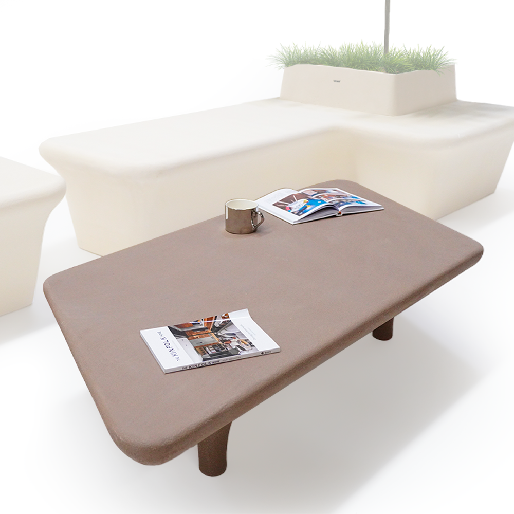 Outdoor/Indoor Coffee Brown Coffee Table - XK-0005