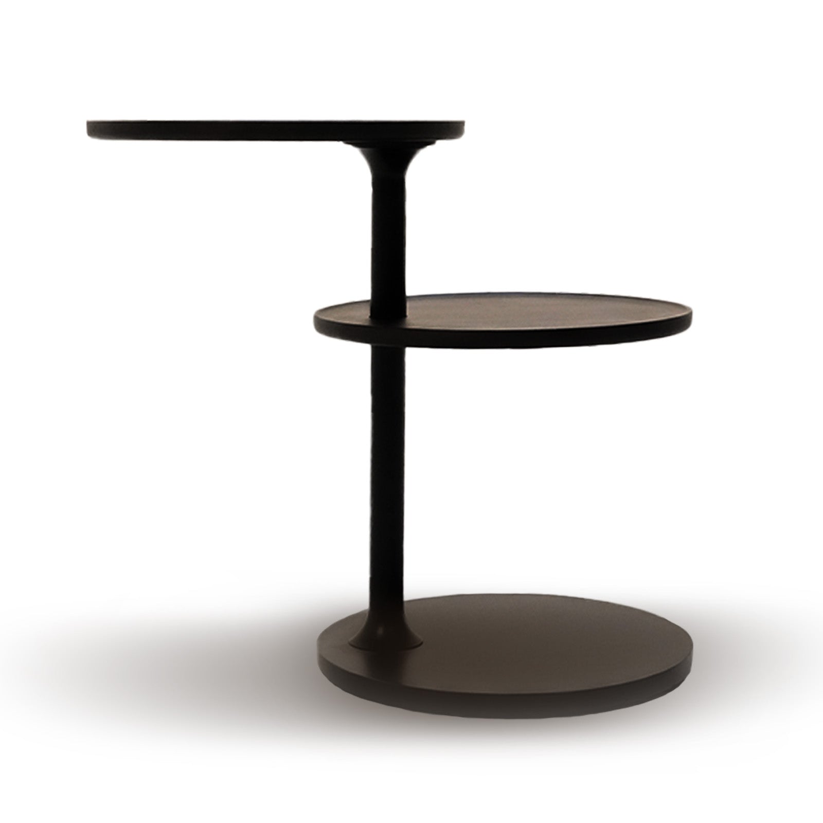 Merla Eclipse Solid Wood Metal Base SIDE TABLE LT058