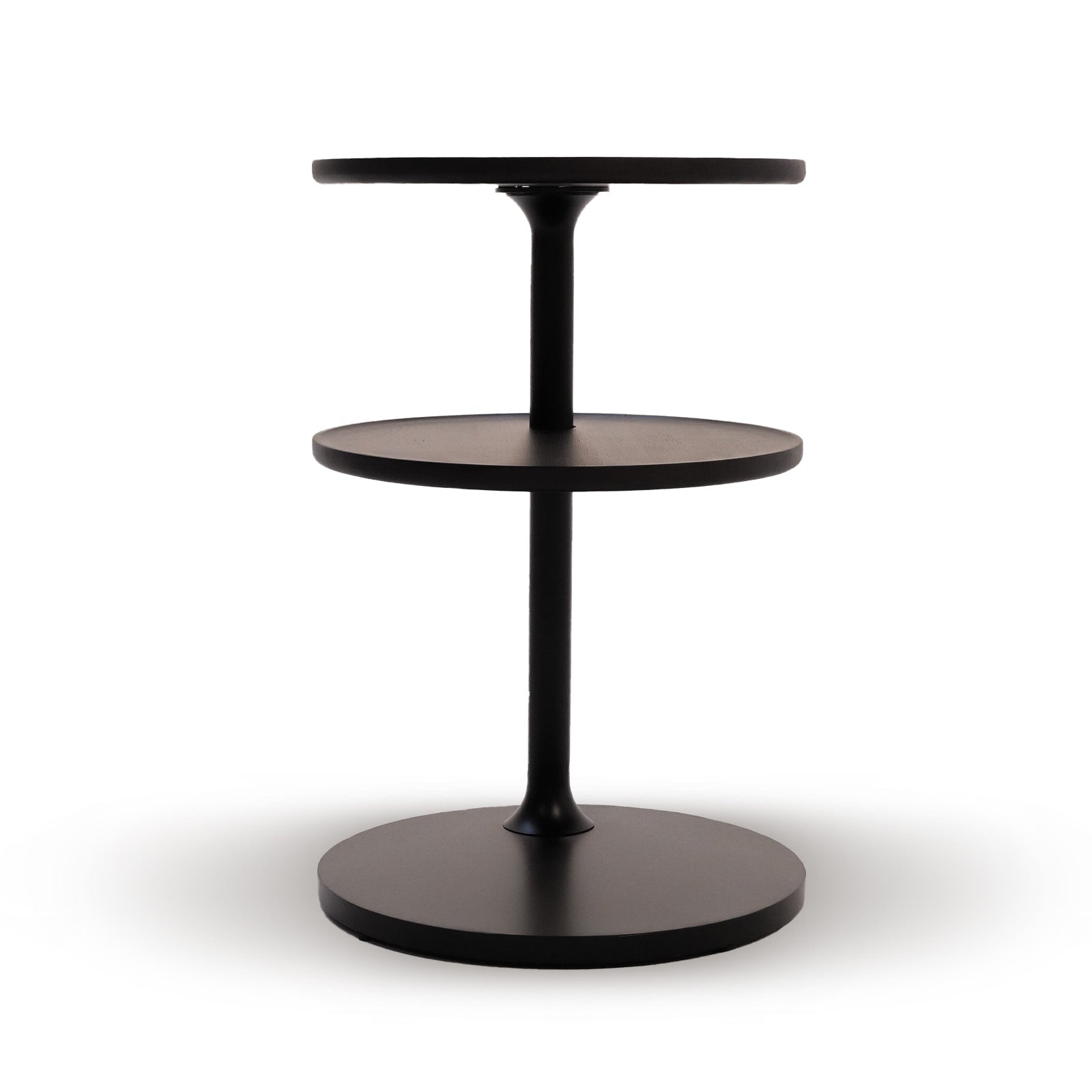 Merla Eclipse Solid Wood Metal Base SIDE TABLE LT058