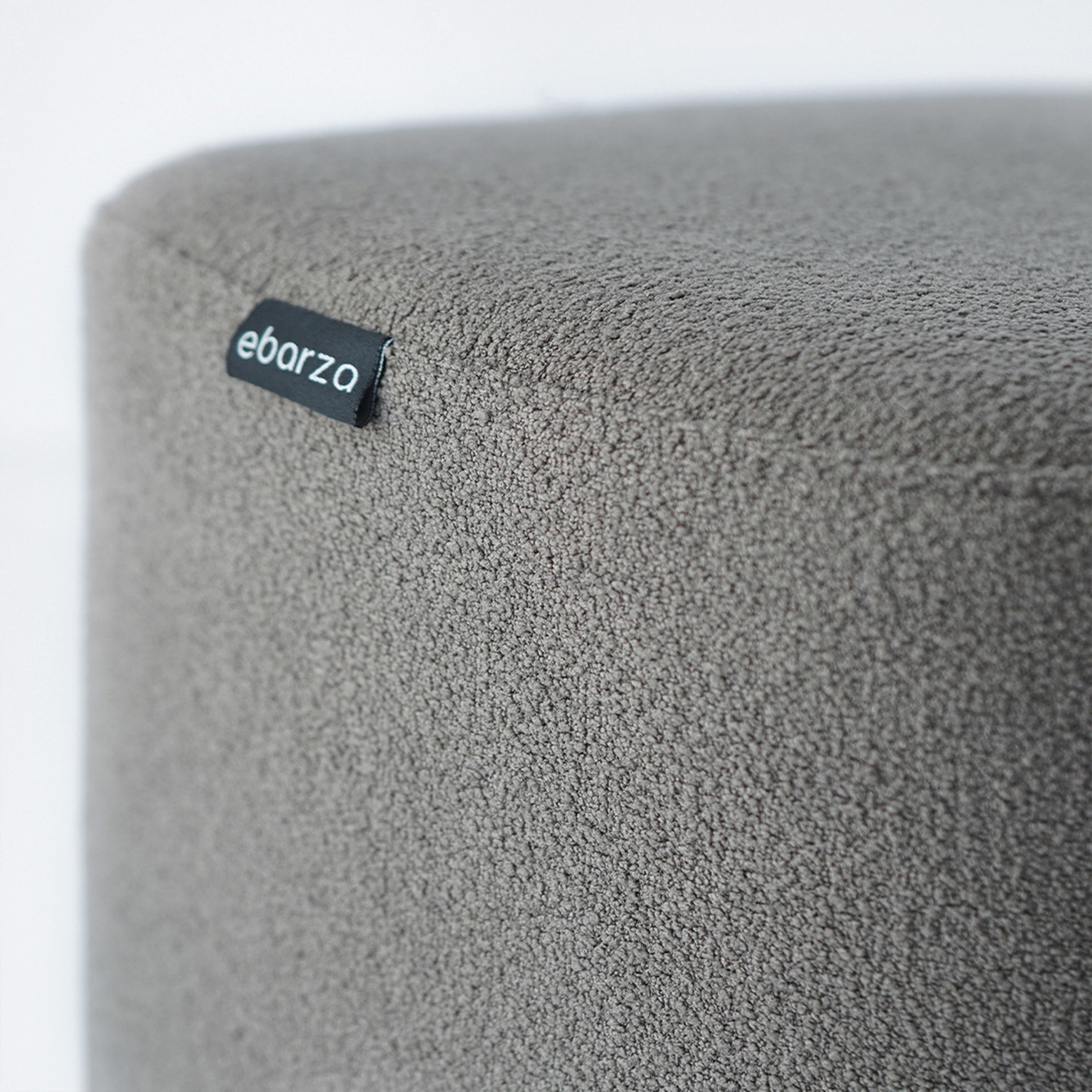 Fabric/PU Pouf MLL-A47-Grey