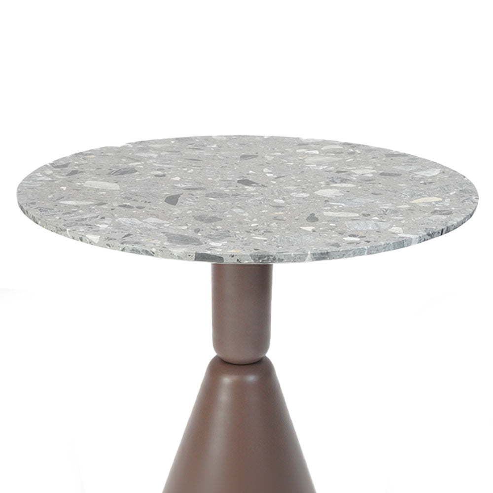 Round Terrazzo Table Top 70 cm 302-N0370