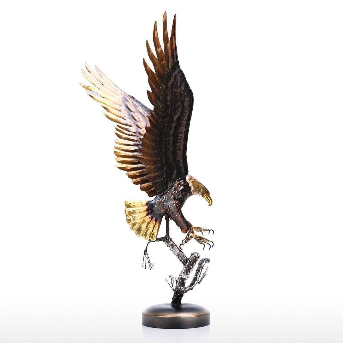 Bald Eagle Sculpture - Eye-Catching & Unique Home Decor