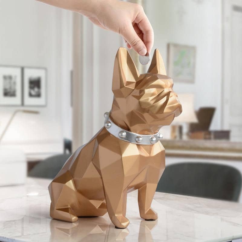 Bulldog CoinPiggy Bank - Modern & Stylish Home Decor