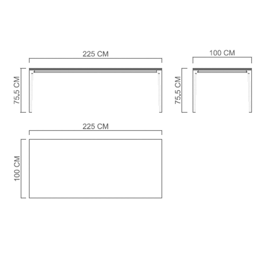 CAPRIA Dining Table 225 cm YL-CAPRIA-D/TABLE