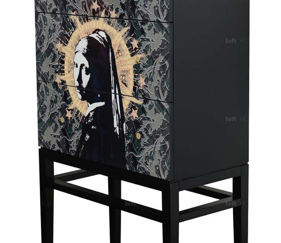 Girl with a Pearl Earring Cabinet Tall