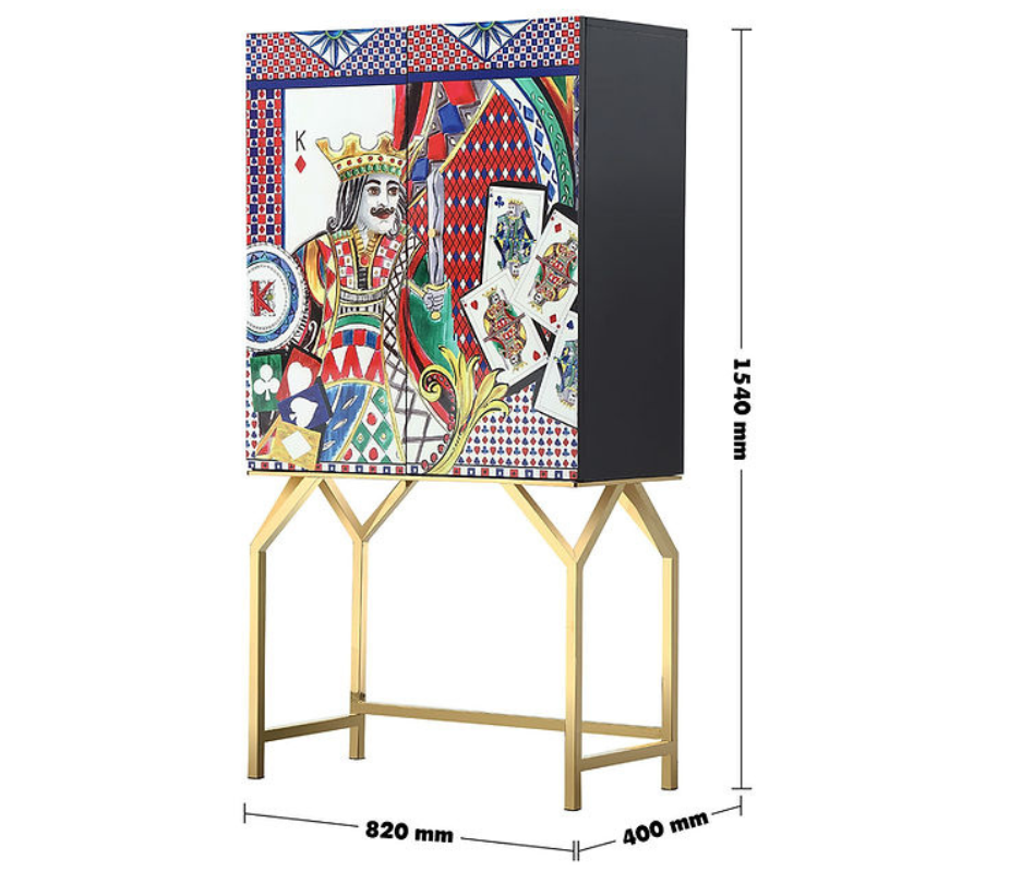 Poker King Cabinet Tall