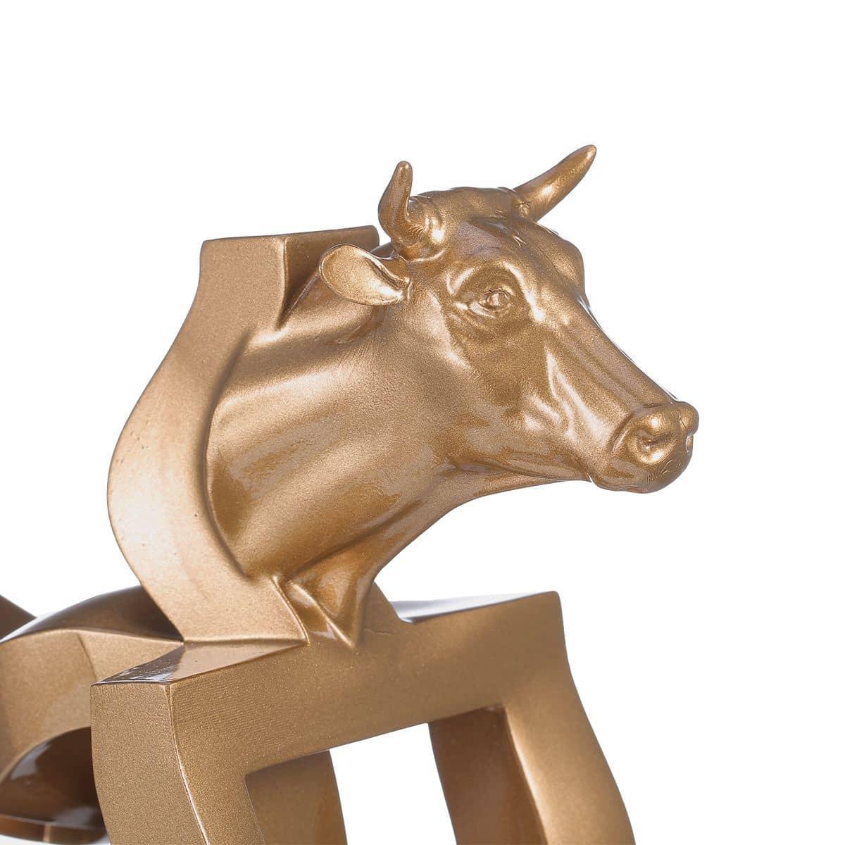 Cattle Modern Art Sculpture Home Decor - Rustic Touch for Your Home