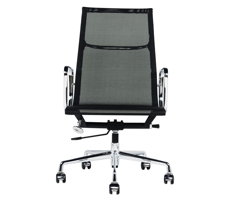 Charles Eames Style Highback Mesh Meeting Chair