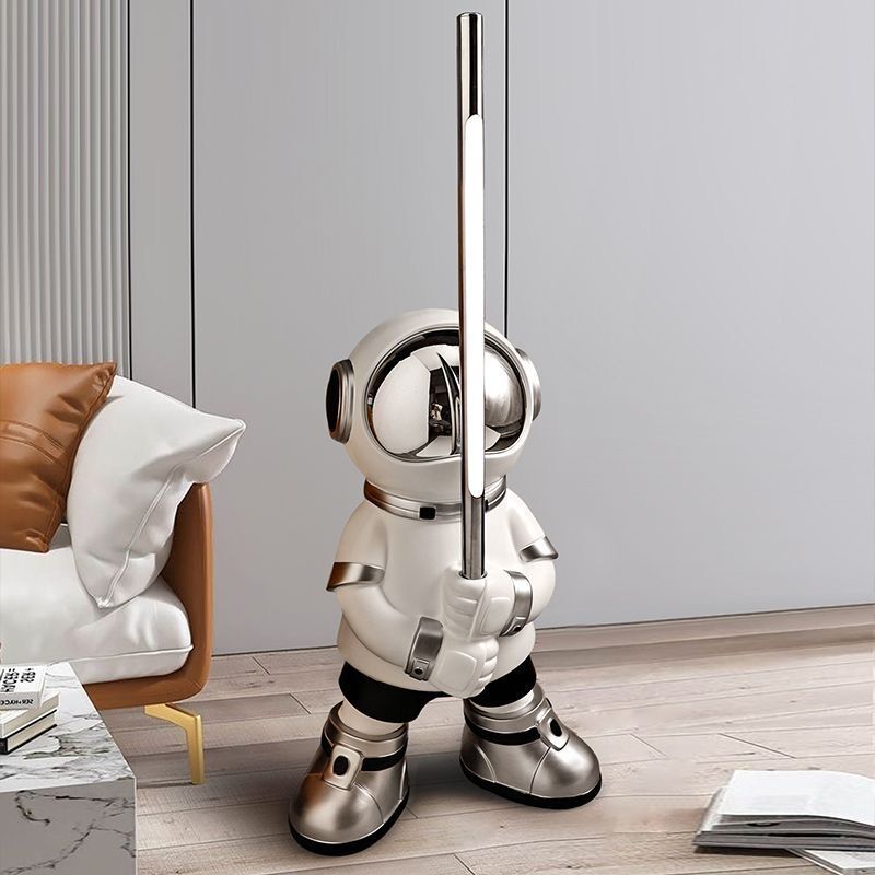 Cosmic Illumination: Astronaut x Lightsaber Lighting Floor Decor