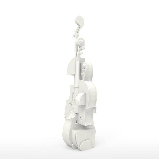 Create Harmony with 3D Violin Craft Decor - Home Decor