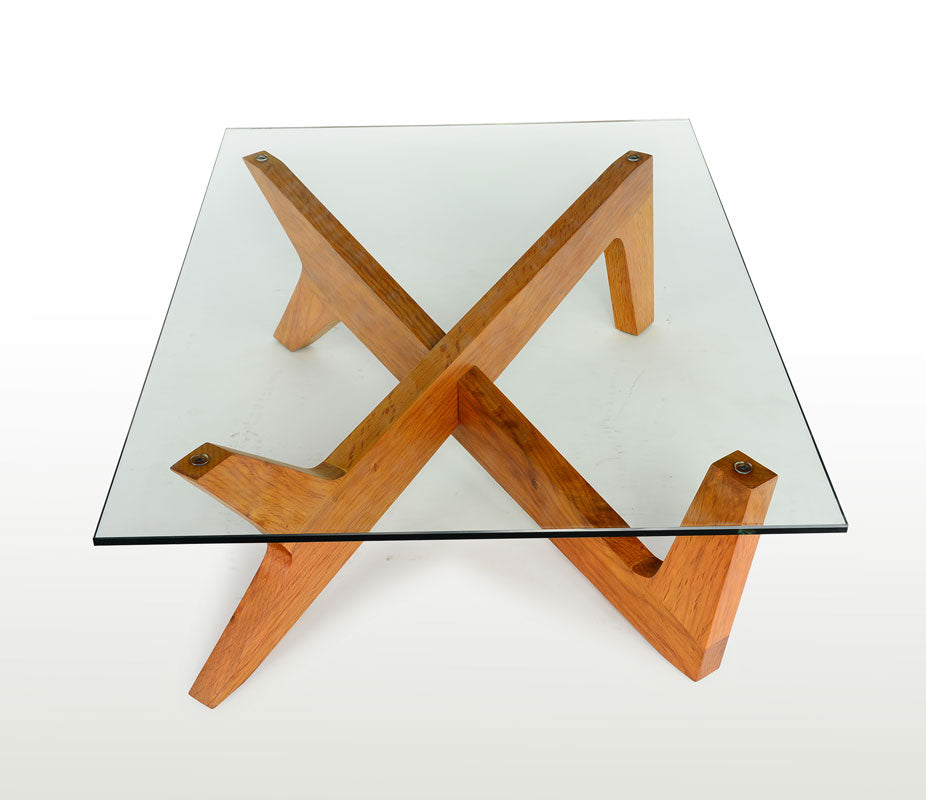 Cross Style Coffee Table