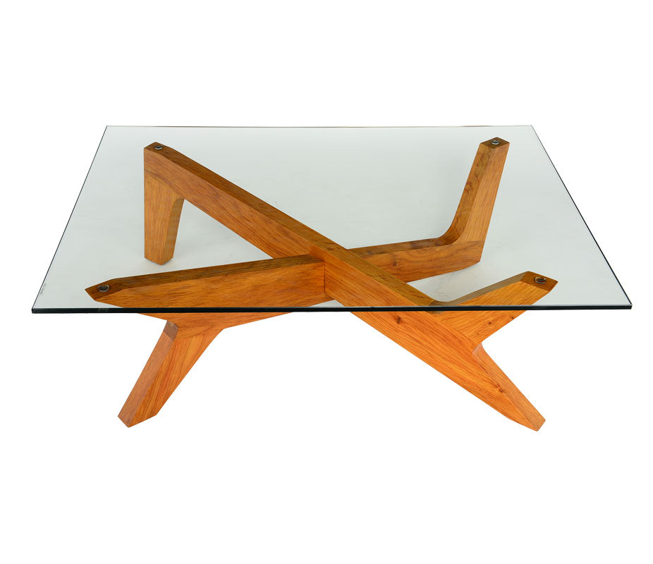 Cross Style Coffee Table