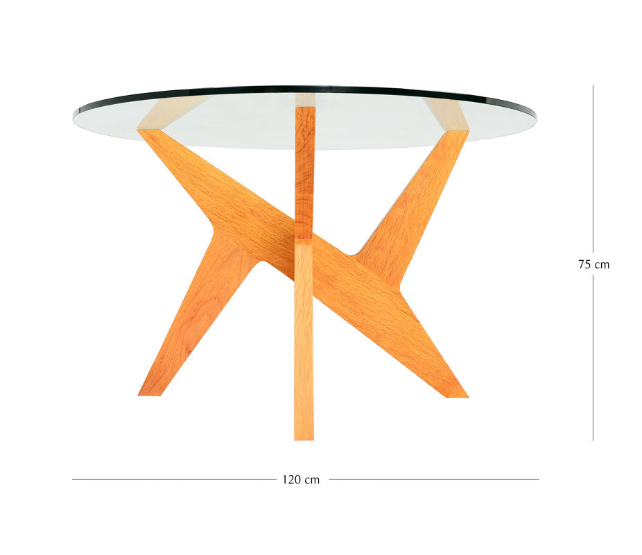 Cross Style Dining Table