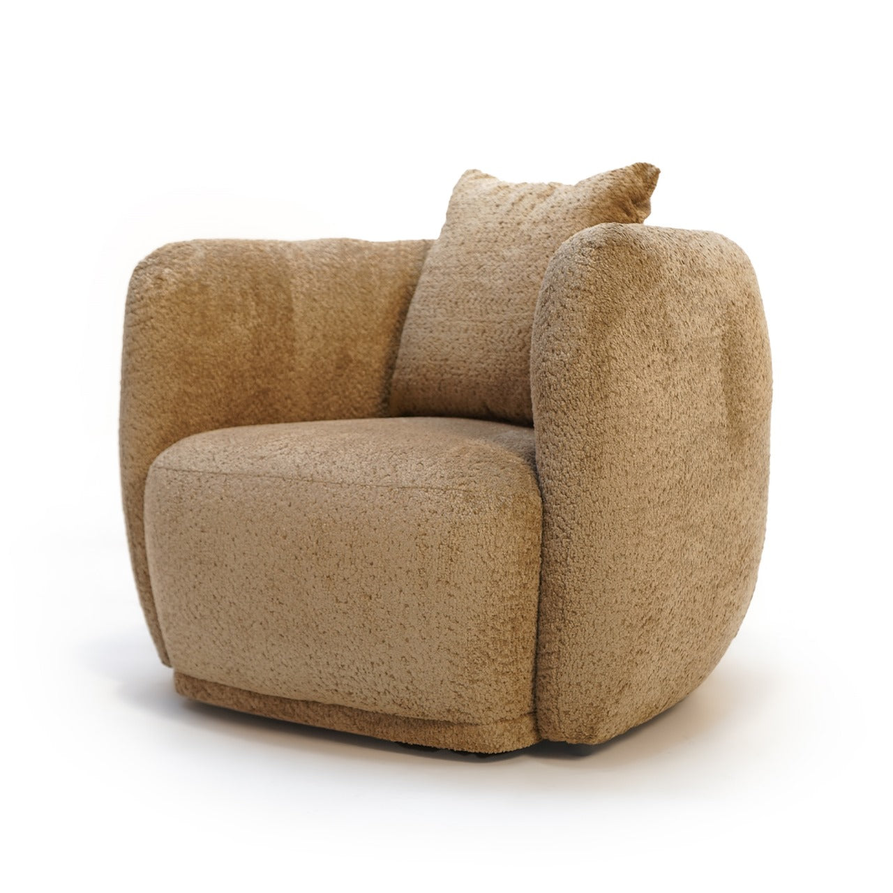 Crown Armchair SBRN-CRN1S- Light Brown