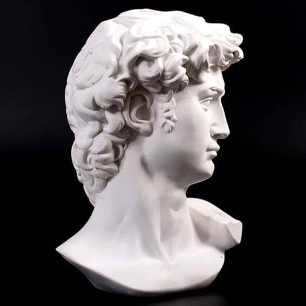 David Head Art Statue - Contemporary & Modern Home Decor