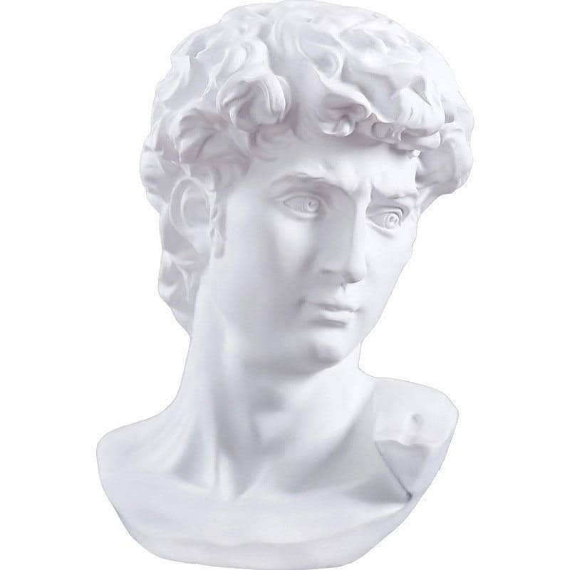 David Head Art Statue - Contemporary & Modern Home Decor