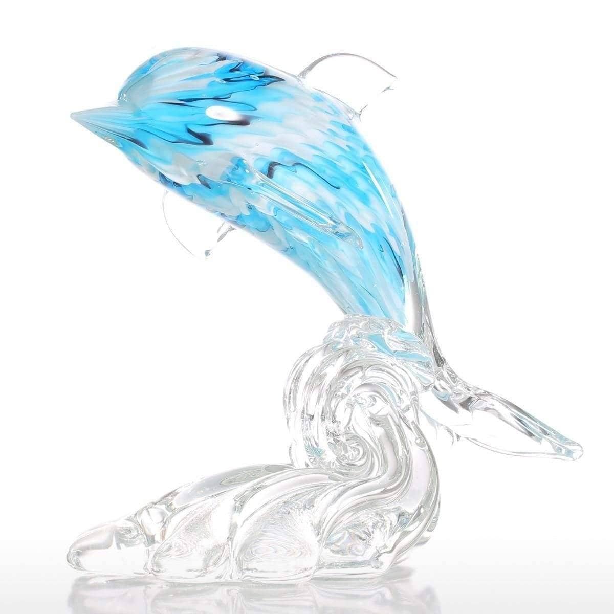 Decorate Your Space with Blue Dolphin Ornament - Modern Home Decor