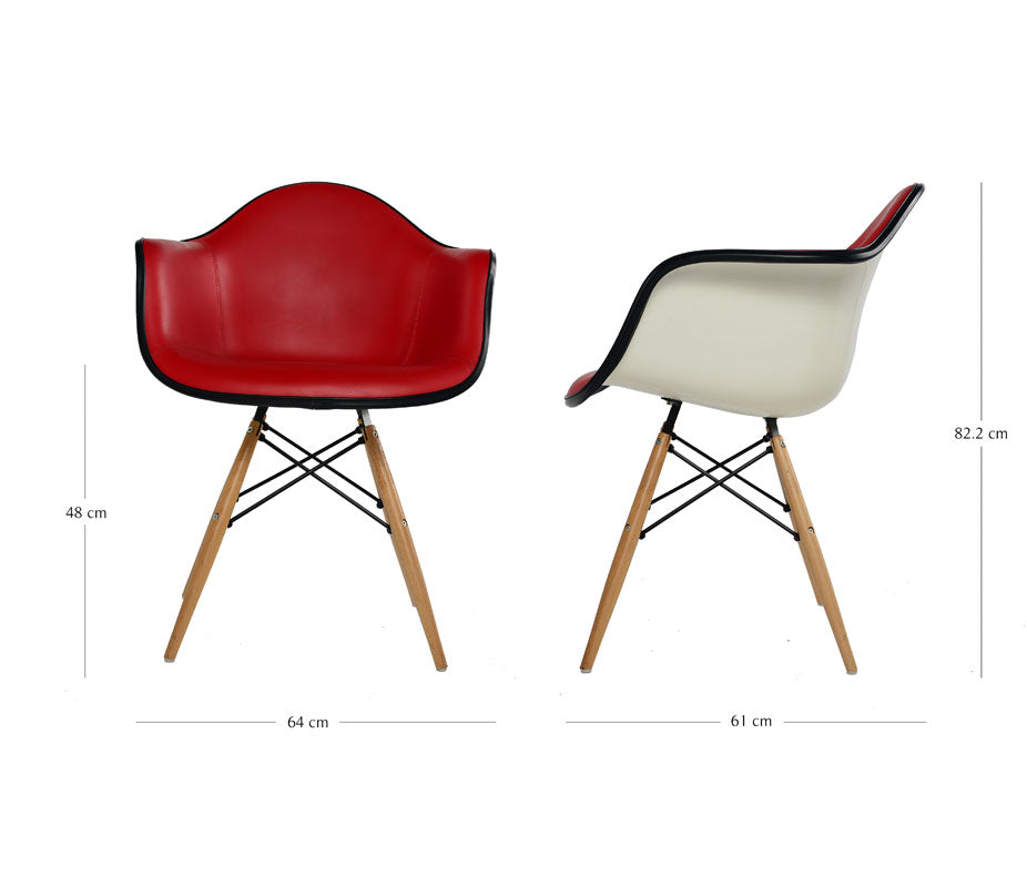 Eames DAW Style Dowel Armchair