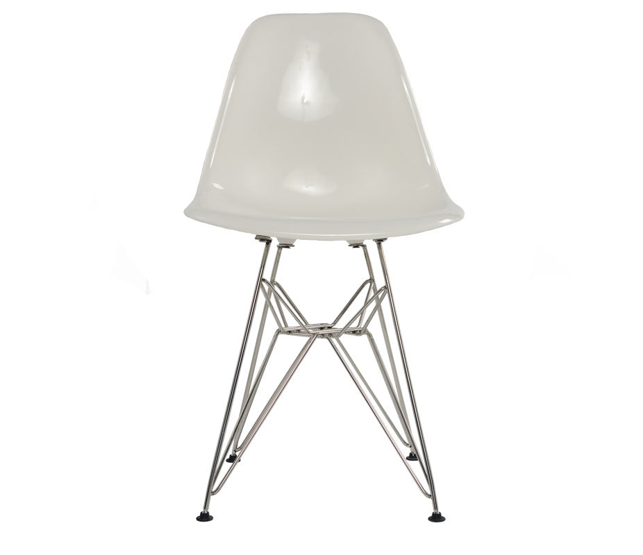 Eames Molded Fiberglass Wire Based Side Style Chair (DFSR)