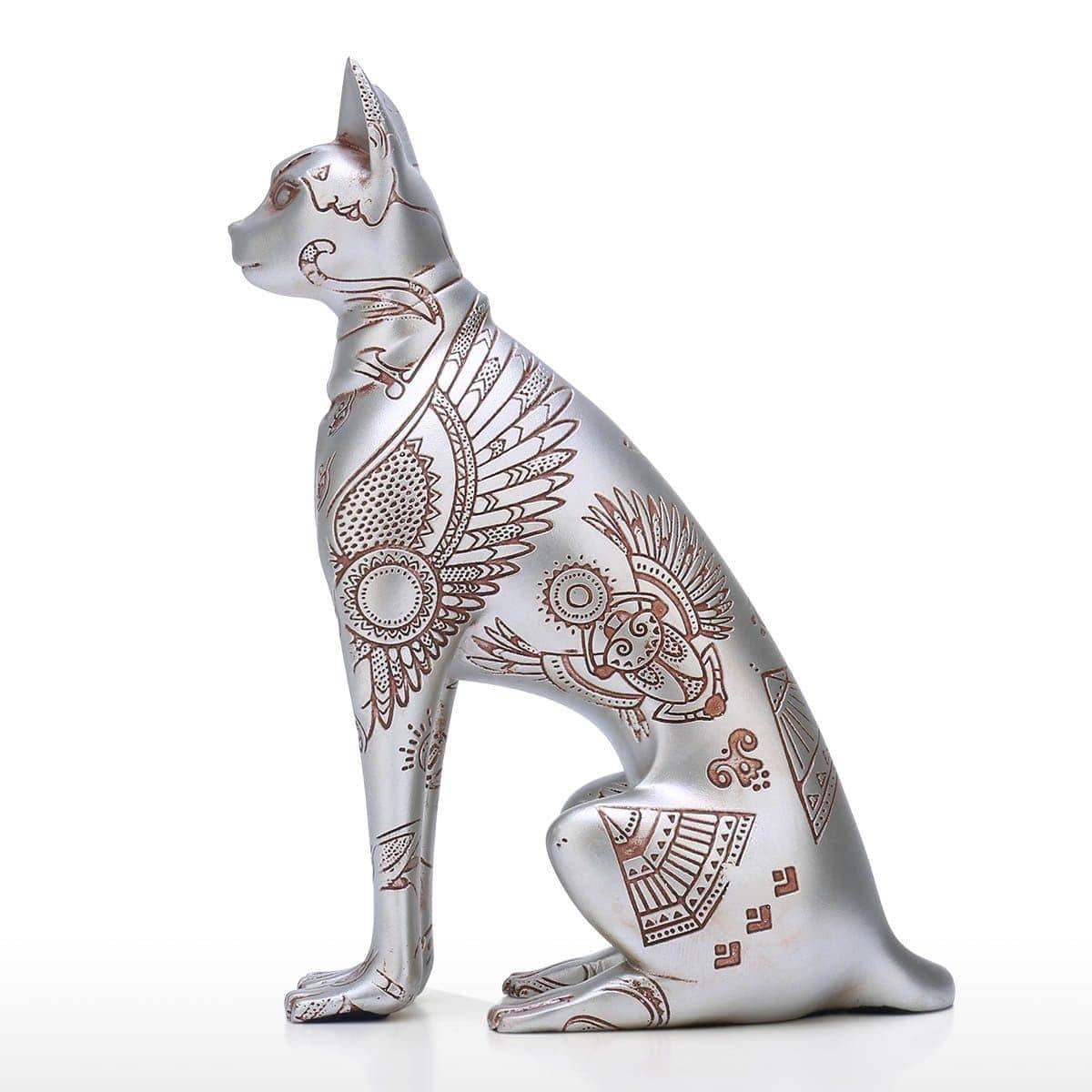 Egyptian Sphinx Cat Totem Art - Unique and Artistic Home Decor