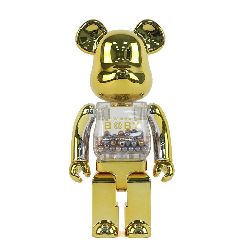 Electrify Decor - Electroplated ABS Violence Bear Bearbricks Sculpture