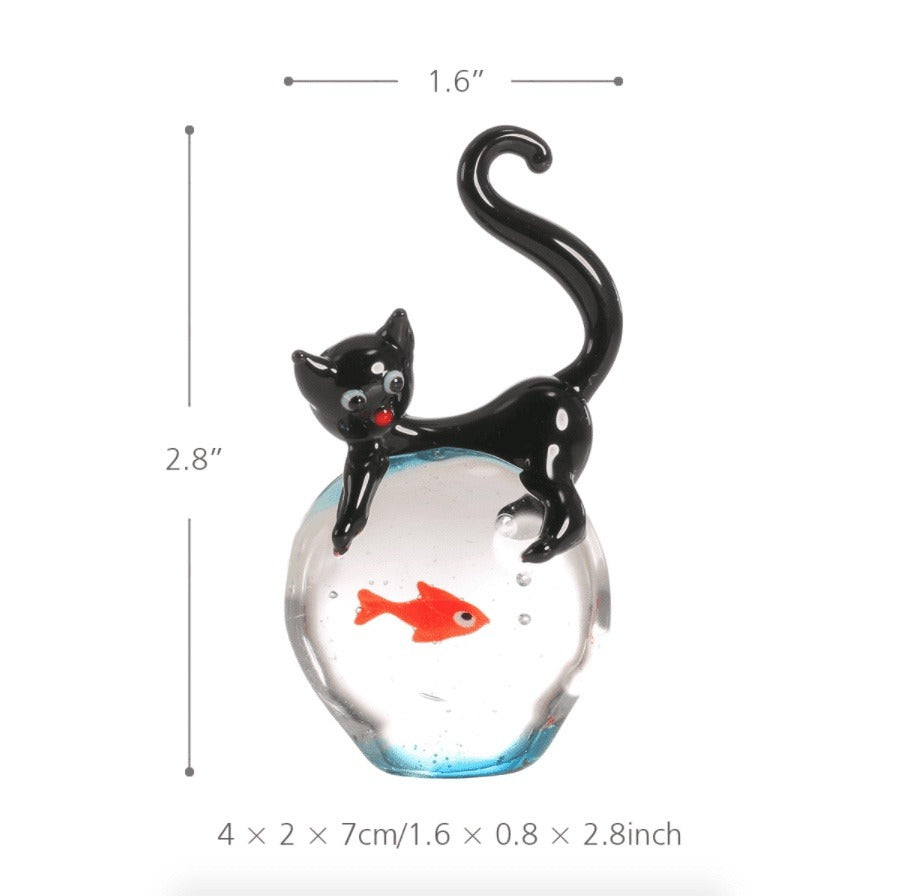 Elegant Hand-Blown Animal Ornament: Stylish Home Decor for Animal Lovers