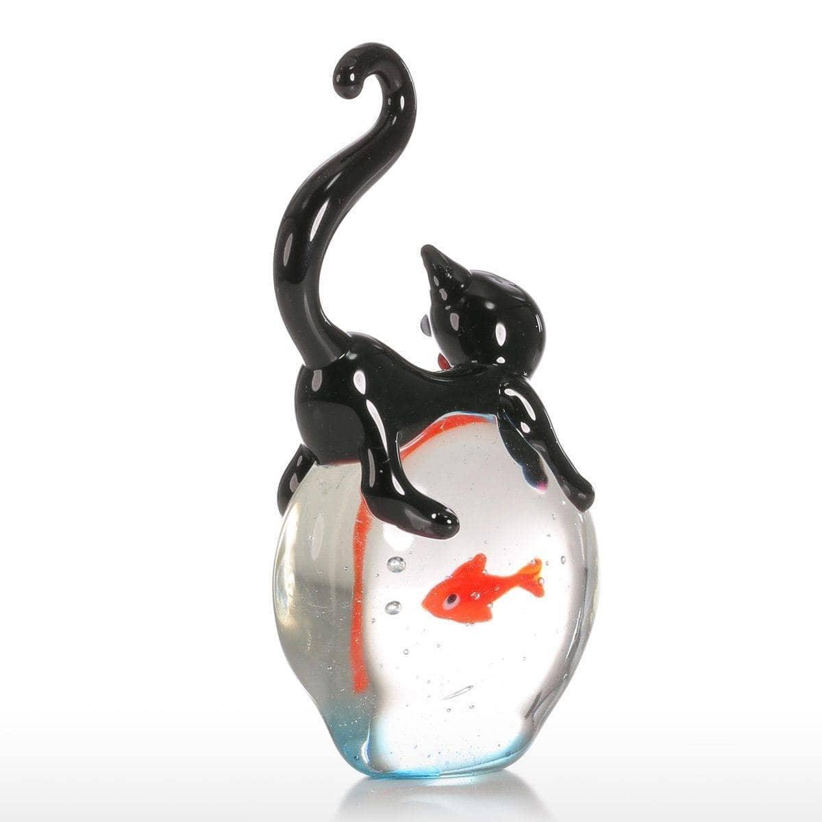 Elegant Hand-Blown Animal Ornament: Stylish Home Decor for Animal Lovers