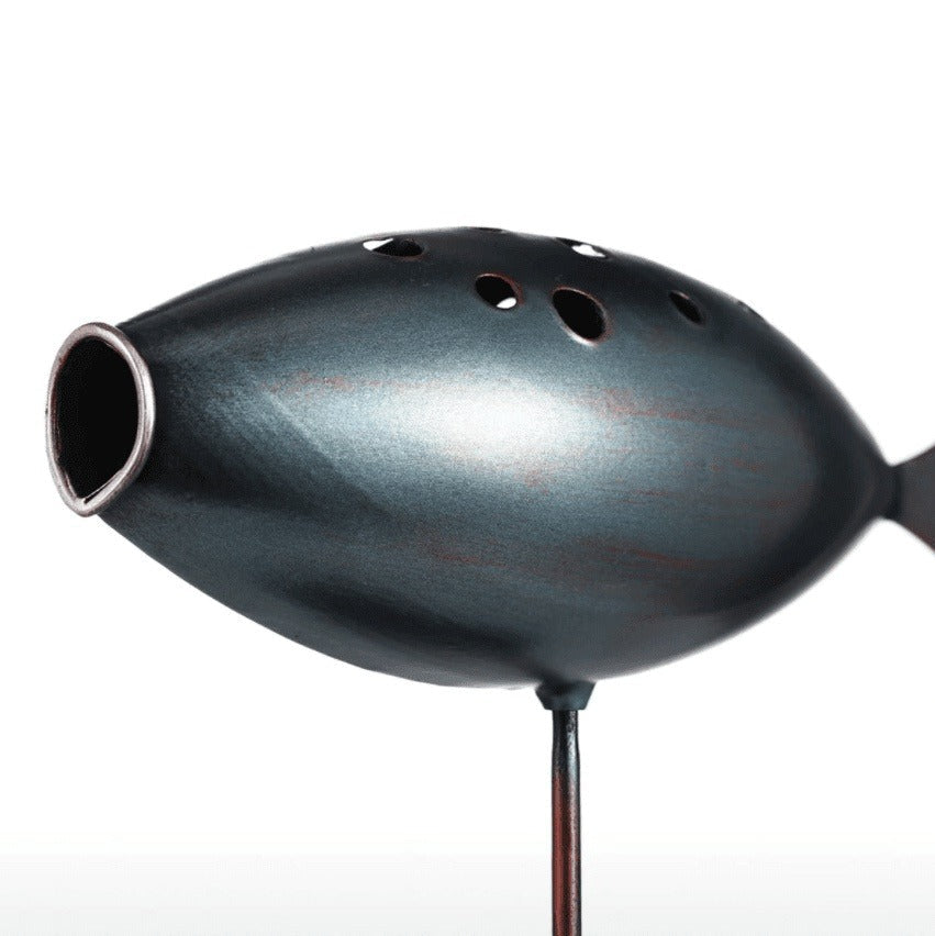 Elegant Submarine Fish Sculpture: Retro Decor for Modern Homes