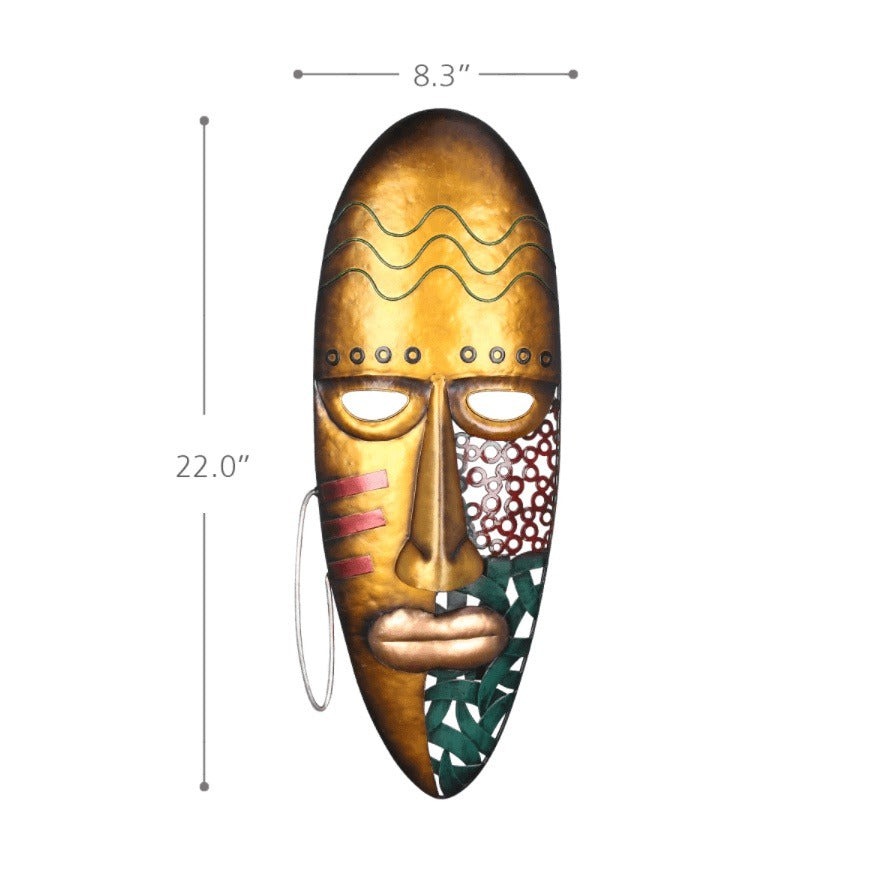 Exquisite African Face Mask Wall Art: Enrich Your Space with Cultural Charm