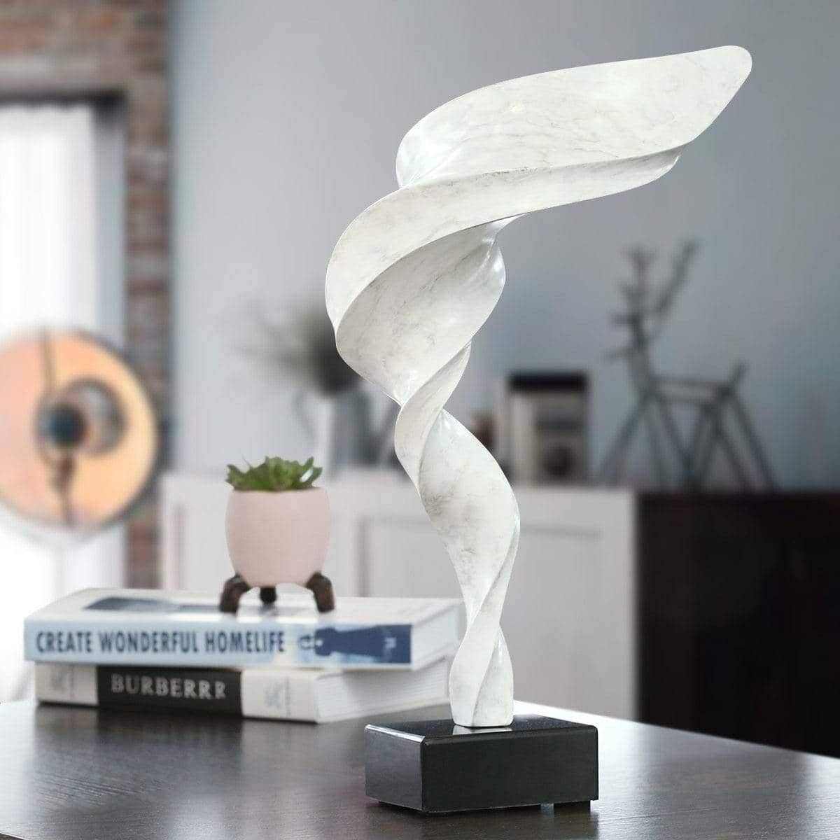 Feel the Breeze with 3D Vivid Wind Sculpture - Home Decor