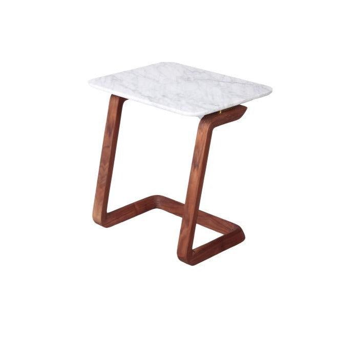 Fidelio Style Rectangular Side Table - Marble